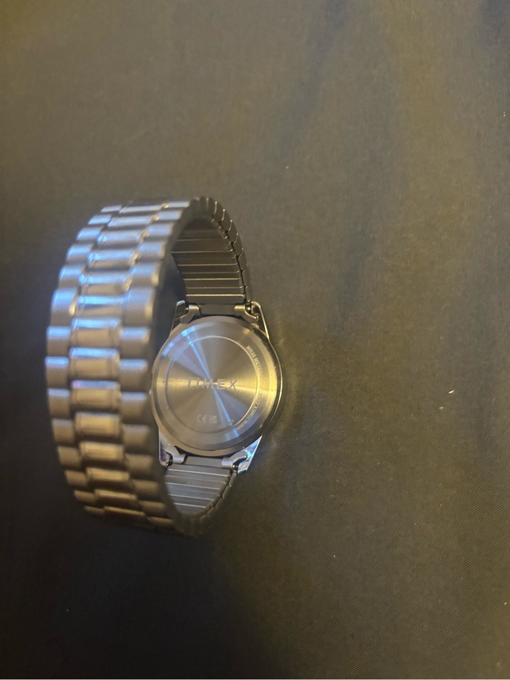 Timex Men's Black Dial Stainless Steel Bracelet Watch - Picture 4 of 4